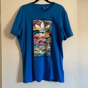 Blue XL Adidas Shirt